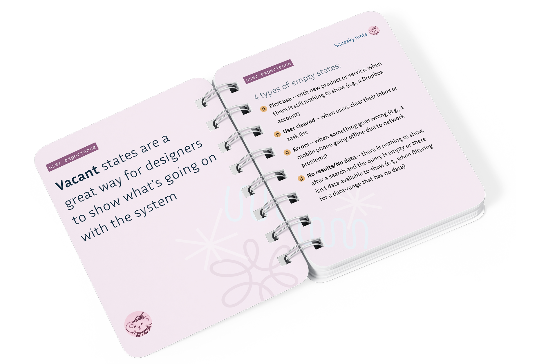 mockup of the web system redesign